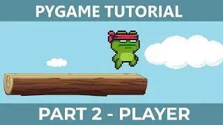 PyGame Endless Vertical Platformer Beginner Tutorial in Python - PART 2 | Create Player