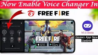 How to change voice in Free fire 2023 |This game does not support voice changer | Voice Changer App