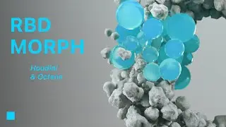 Houdini Tutorial - Easy RBD Morph | Houdini & Octane Tutorial