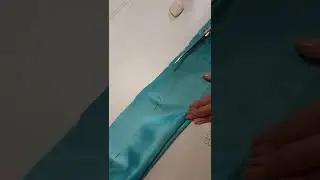 Как пошить длинный пояс со вставкой.