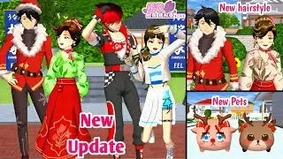 New Costumes & Hairstyles + Accessories 😍 | New Update | Sakura School Simulator Chinese Version