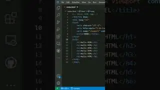 HTML heading tags