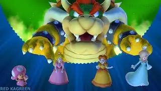 Mario Party 10 - Mushroom Park - Toadette vs Peach vs Daisy vs Rosalina (Bowser Party)