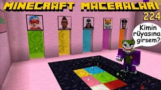 JOKER MINECRAFT'TA RÜYA PORTALI BULDU Kimin Rüyasına Girecek ? [Örümcek Adam Minecraft Maceraları]