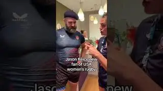 Jason Kelce vs. U.S. women's rugby 💪