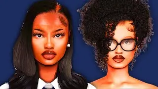 💙 Sims 4 CAS - Female Sim Dump | CC Folder & SIM DOWNLOAD