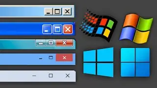 Windows GUI Evolution (1984 - 2023 + Betas)