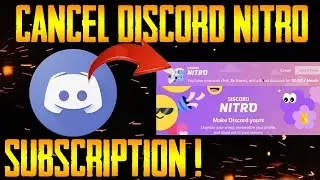 How to Cancel Discord Nitro Subscription 2021 (Cancel  Discord Nitro Automatic Payments)