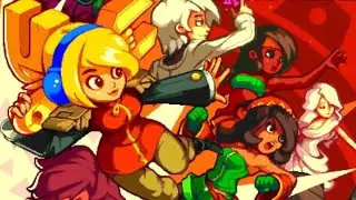 Female Mechanics Have to Save their Planet in this Pixel Game Iconoclasts - Boss Fight