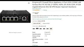 Unboxing & Quick look @ KingnovyPC Firewall Micro Appliance