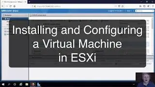 Create a VM in vSphere