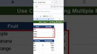 Sorting Multiple Ranges in Google Sheets