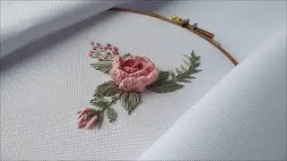 3D Roses Dimensional Embroidery