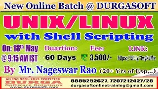 UNIX/LINUX Online Training @ DURGASOFT