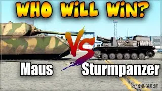 WAR THUNDER: MAUS VS STURMPANZER II (WHO WILL WIN?)