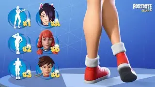 GUESS THE DANCE AND SKIN WITH THE LEGS - FORTNITE CHALLENGE | tusadivi