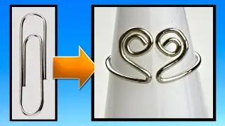 Celtic Heart Paperclip Toe Ring Tutorial