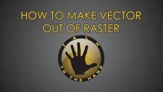 Quick tracing - how to make vector from raster image tutorial- Corel Draw X6