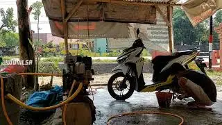 TUTORIAL CUCI MOTOR SUPER CEPAT