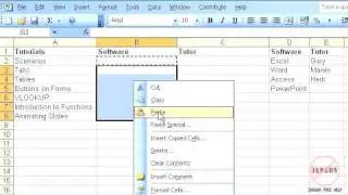 Excel: How to Create Drop Down Lists in Cells