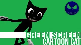 Cartoon Cat Green Screen | Trevor Henderson Fan Made | 4K