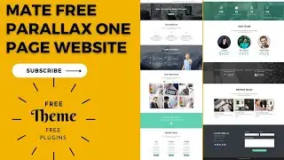 Wordpress Parallax elementor one page website - WordPress Builder