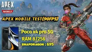 poco x4 pro 8gb ram 90fps apex Gaming Test  | Xiaomi poco x4 pro HD + 90 FPS APEX Legends TEST🔥
