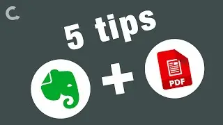 PDFs + Evernote (5 helpful tips)