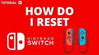 How to reset joy cons on Nintendo Switch