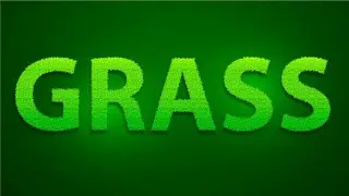 Illustrator Tutorial: How to make Realistic Grass Text Effect in Illustrator