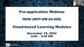 Administrative Supplements for Building Cloud-Based Learning Modules - Applicant Webinar