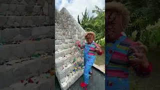 Lego Stairs VS Chucky #funny  #comedy  #challenge #memes