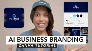 AI Business BRANDING Tutorial | Canva Beginner Friendly