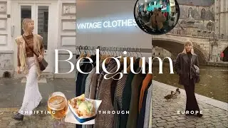 Thrifting through Europe with Eurail // Pt2. BELGIUM