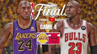 NBA DREAM FINALS | 2010 LAKERS vs 1996 BULLS GAME 4 | NBA 2K24 (PS5)