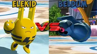 Pokemon battle revolution - Elekid vs Beldum