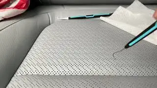 How to clean Leather Preforated Seats