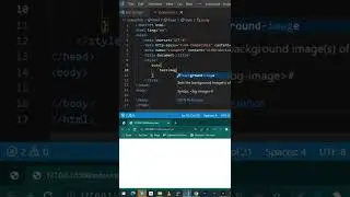 How to add background image in visual studio code #shorts