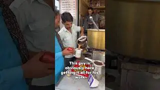 CHAI TIME IN JAISALMER ☕️ This chai shop is always busy. #chai #tea #india