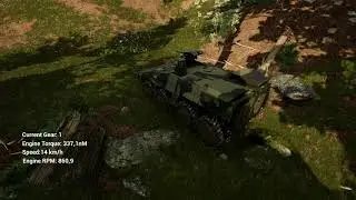 AFV ( GTK Boxer) UE4 physics based vehicle 8X8 template