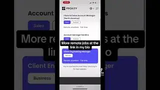 Remote job - work from home Part 1