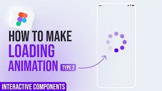 Figma Loading Spinner Animation | Interactive Components