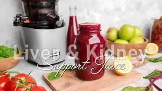 🍅 Liver & Kidney Support Juice Recipe | Kuvings AUTO10 Hands-Free Slow Juicer @theallnaturalvegan