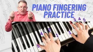 Can you sight read this with the correct fingers?  Piano fingering practice