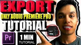 Export Audio Adobe in Premiere Pro Tutorial