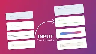 Design Trends 2023 – 4 Trending Input Field Animations | Source Code Link In Description |#html #css