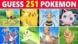 WHO'S THAT POKÉMON? ⚡Guess ALL 251 Pokémon (Gen 1 & Gen 2) ✅