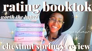 rating popular booktok books 🤠🐴🎀✨ chestnut springs series review & is it worth the hype?