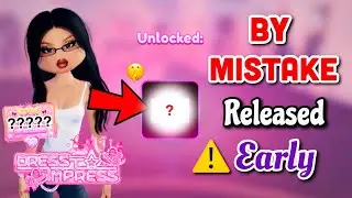 *OMG* Dress to impress Accidently Released this CODE item early 🤩 (How to get it?)