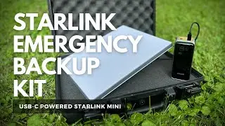 Starlink Emergency Kit - Self contained Mini running off USB-C power bank